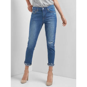 GAP 1969 Mid Rise Destructed Best Girlfriend TALL